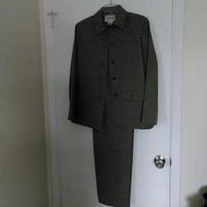 Evan Picone tan two piece pant suit NWNT